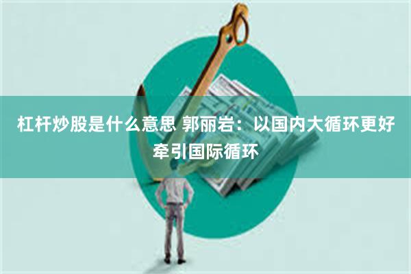 杠杆炒股是什么意思 郭丽岩：以国内大循环更好牵引国际循环