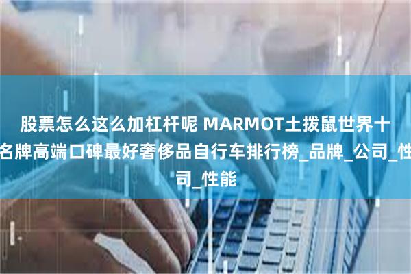 股票怎么这么加杠杆呢 MARMOT土拨鼠世界十大名牌高端口碑最好奢侈品自行车排行榜_品牌_公司_性能