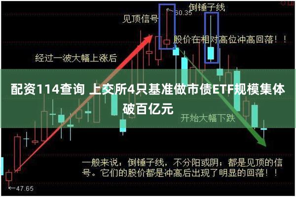 配资114查询 上交所4只基准做市债ETF规模集体破百亿元