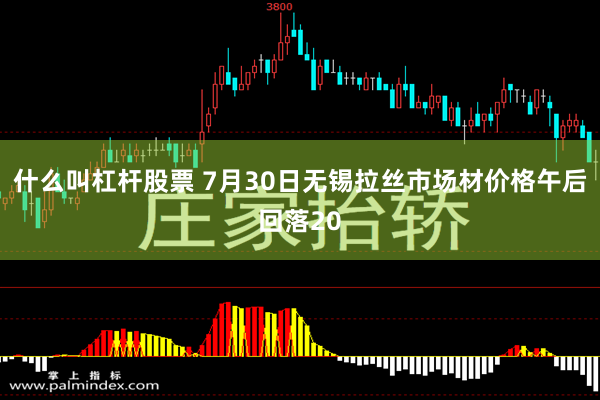 什么叫杠杆股票 7月30日无锡拉丝市场材价格午后回落20